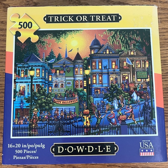 Dowdle Halloween “Trick or Treat” Puzzle - 500 Pieces - Dowdle Puzzle New 🎃 - Picture 1 of 5
